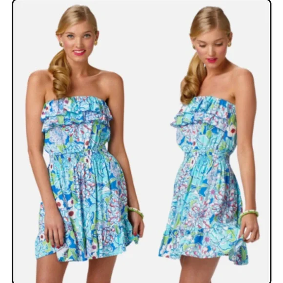 Lilly Pulitzer
Quincy Dress - Worth Blue / May Flowers
Small - Picture 2 of 6